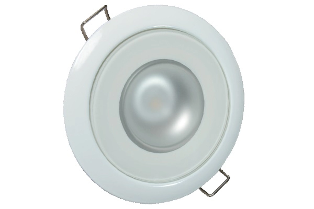 Lumitec Mirage Flush Mount White/Red/Blue LED Down Light with White Housing Lumitec Mirage Flush Mount White/Red/Blue LED Down Light with White Housing