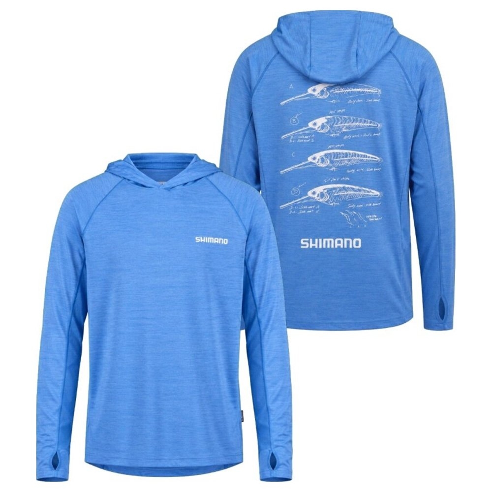 Shimano Lure Tech UPF50+ Mens Hooded Fishing Jersey