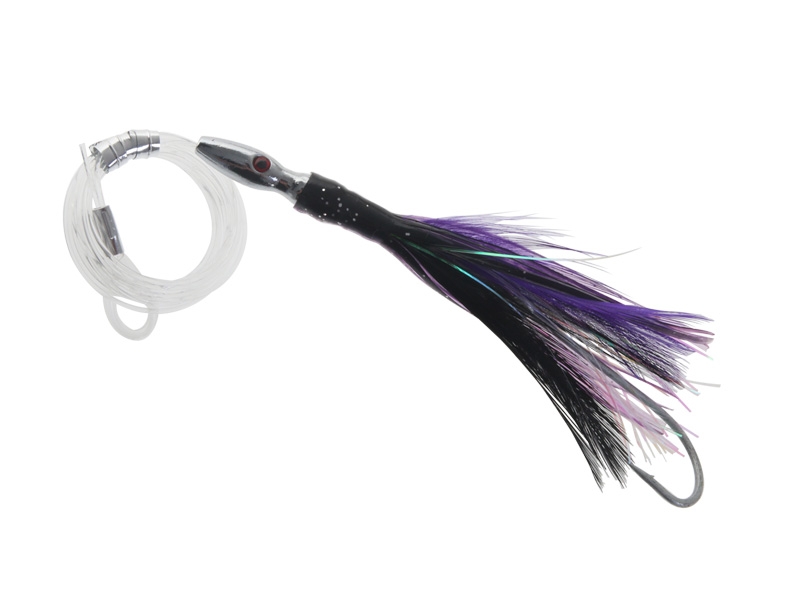 Sea Harvester Skippy Lure Feather 95mm Black Purple