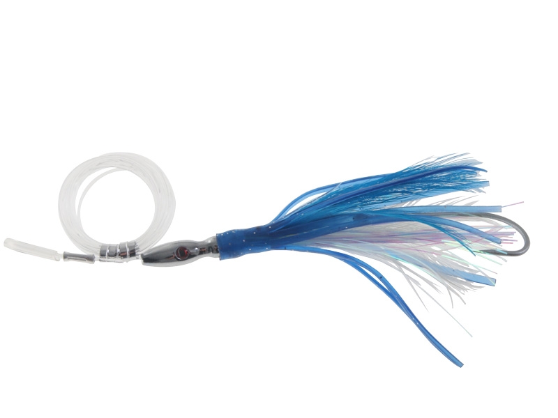 Sea Harvester Skippy Lure Feather 95mm Blue White