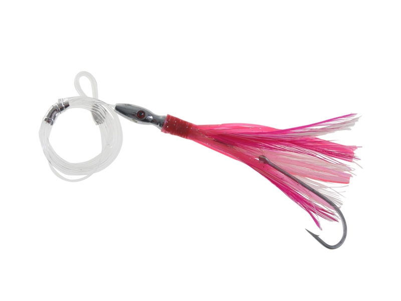 Sea Harvester Skippy Lure Feather 95mm Pink White