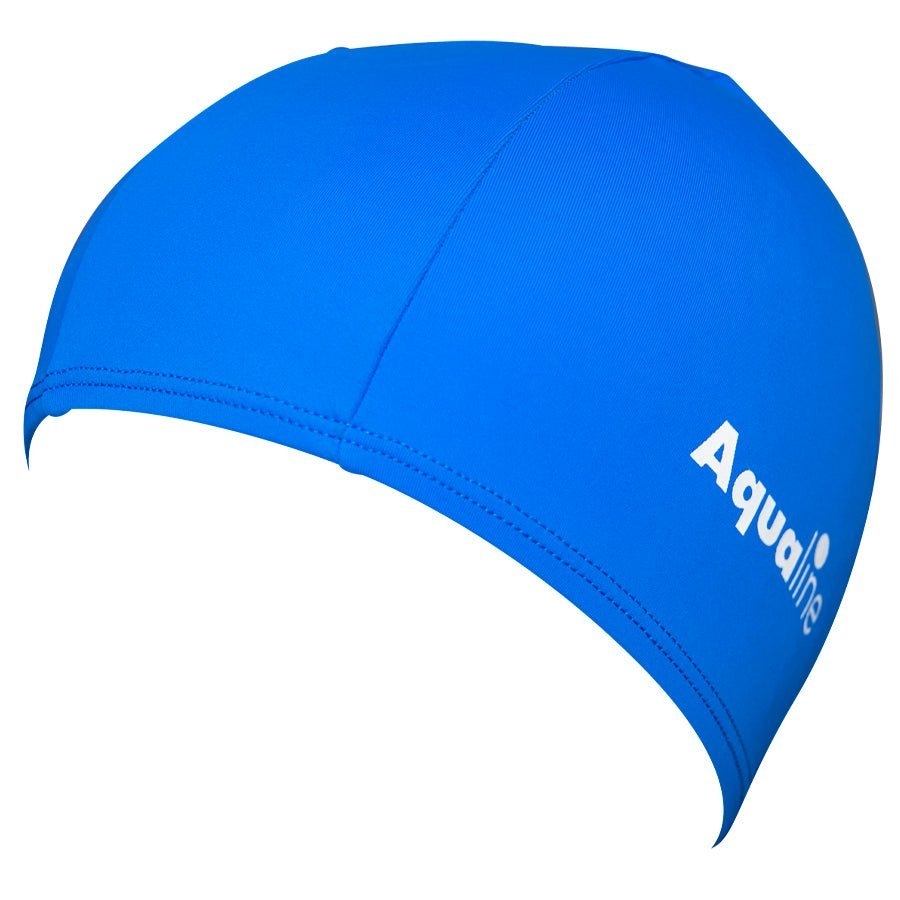 Aqualine Lycra Swim Cap Blue
