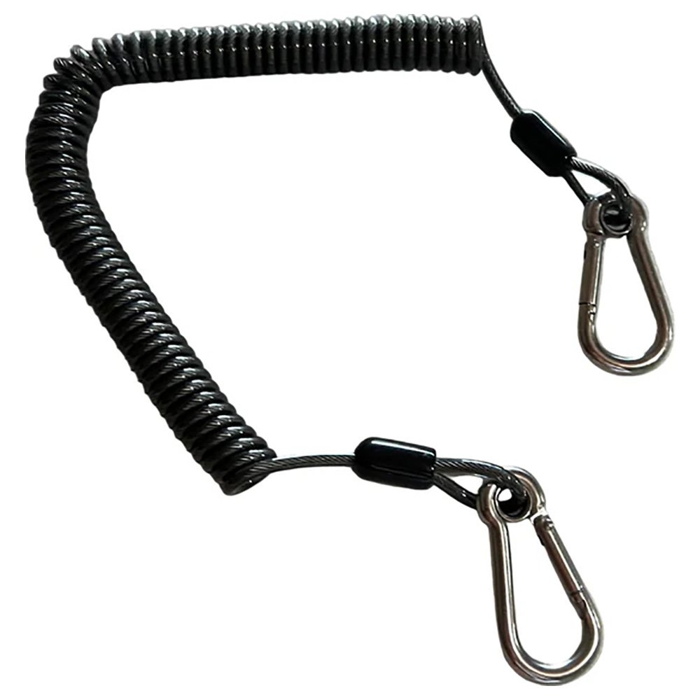 Precision Angling Coiled Game Rod Safety Leash 3m