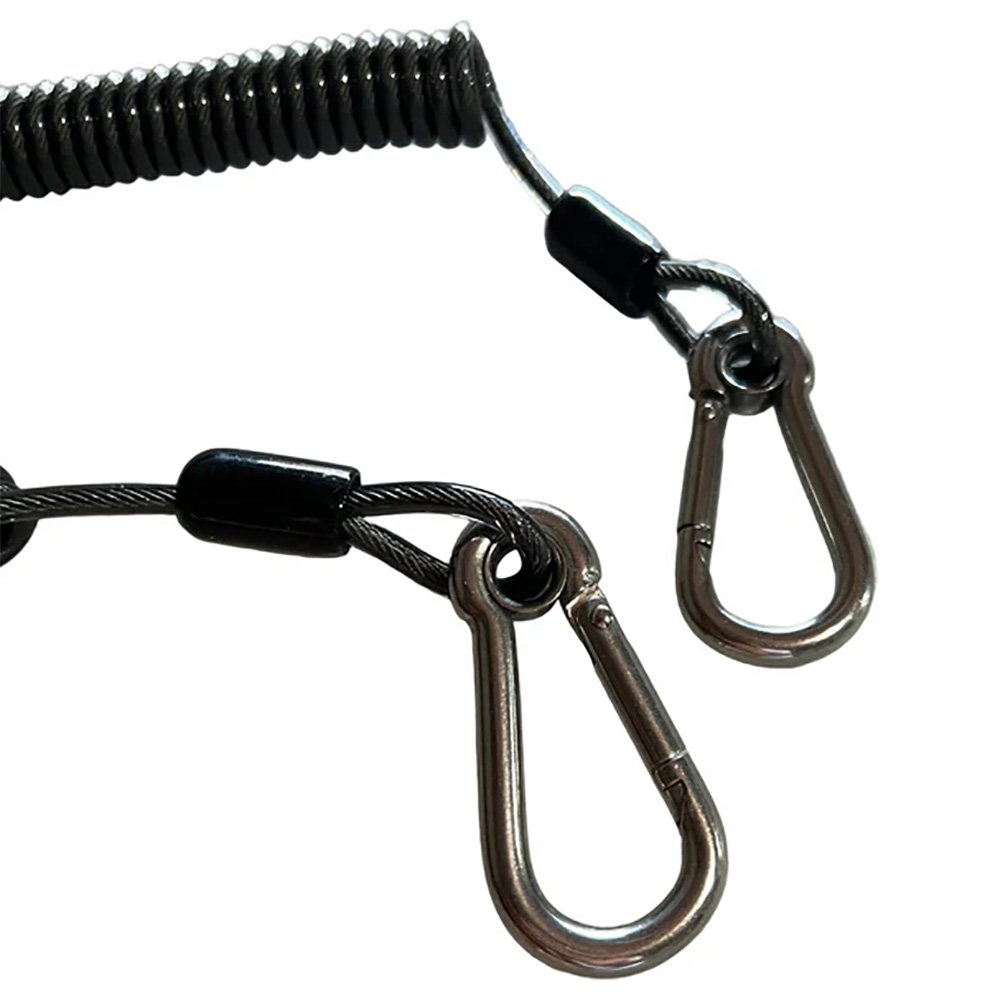 Precision Angling Coiled Game Rod Safety Leash 3m