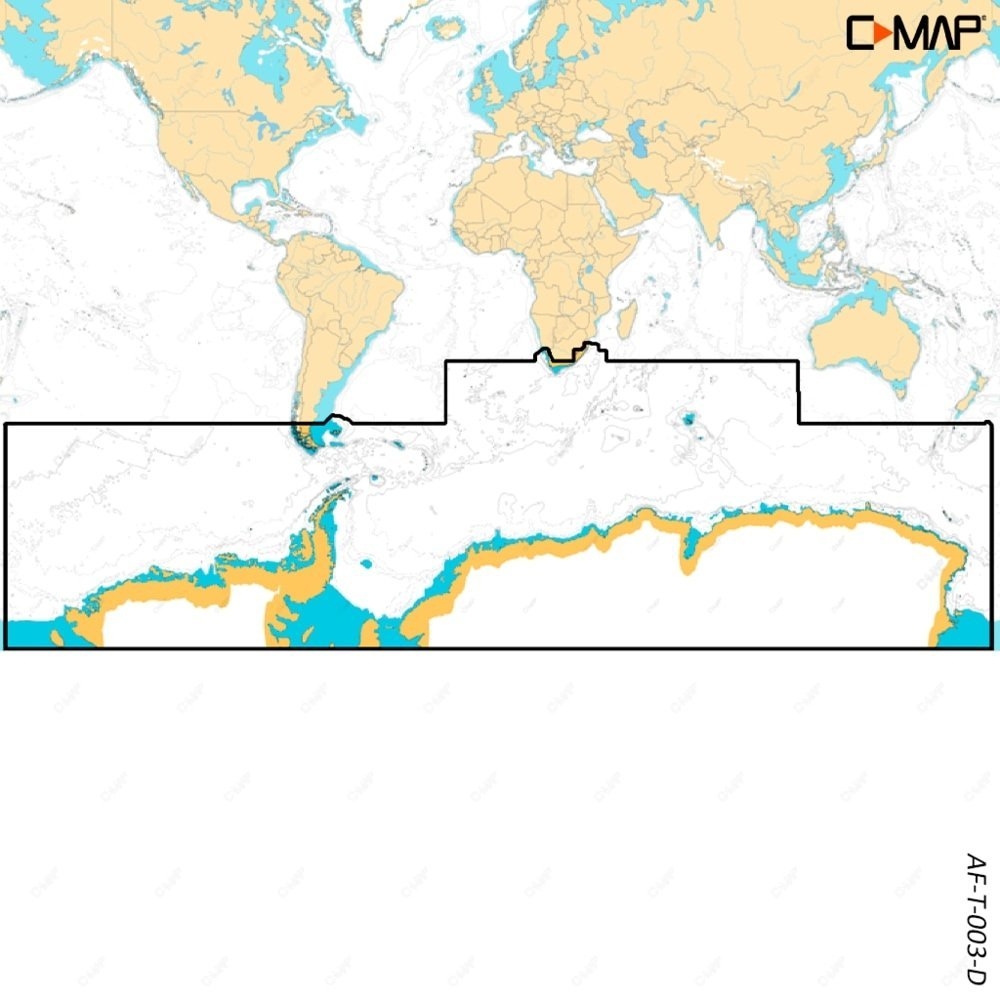 C-Map Discover X Chart Card Antarctica