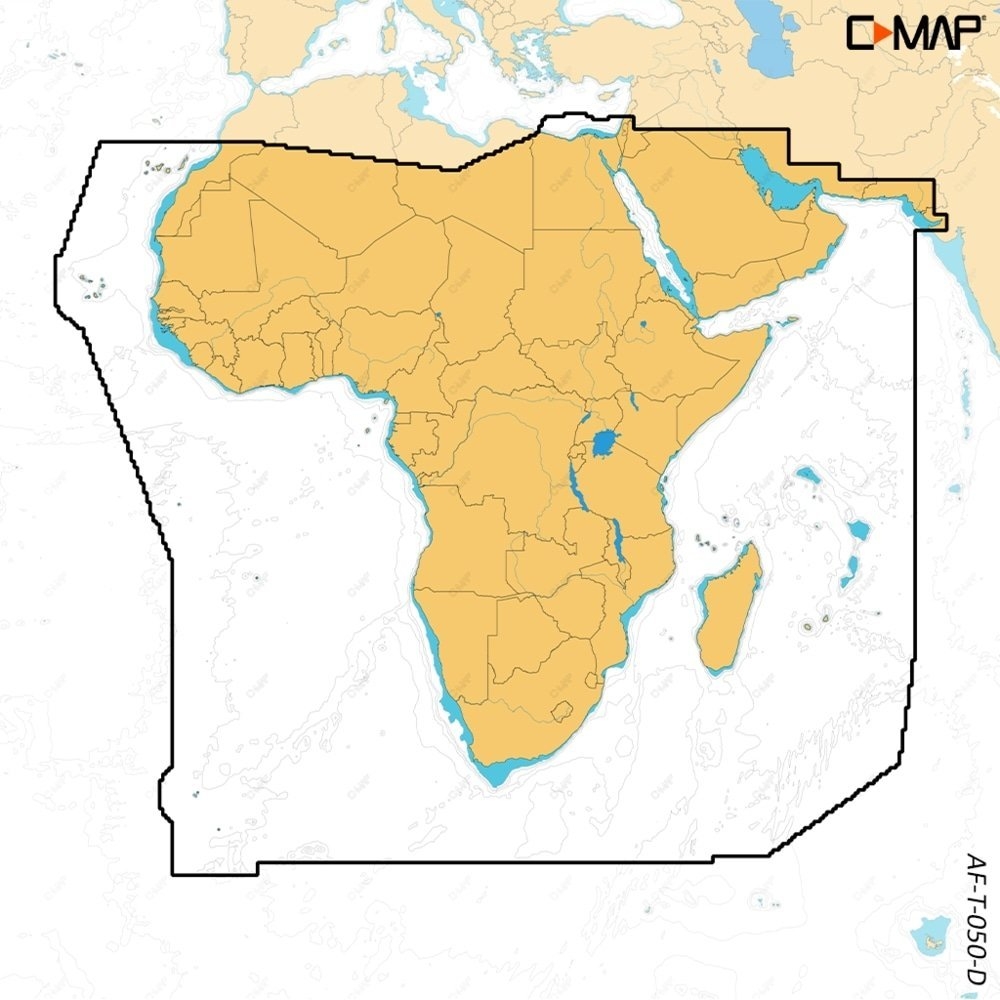 C-Map Discover X Chart Card Africa and Arabic Sea