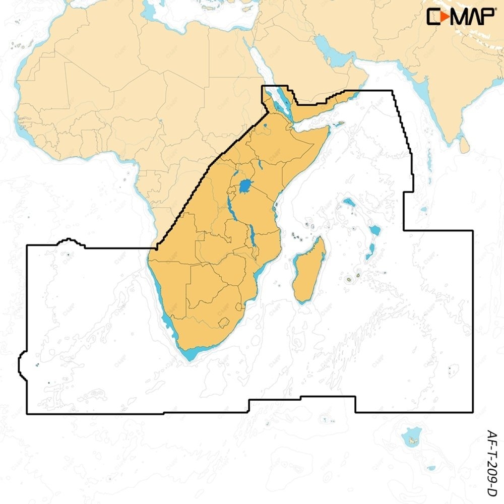 C-Map Discover X Chart Card South and East Africa