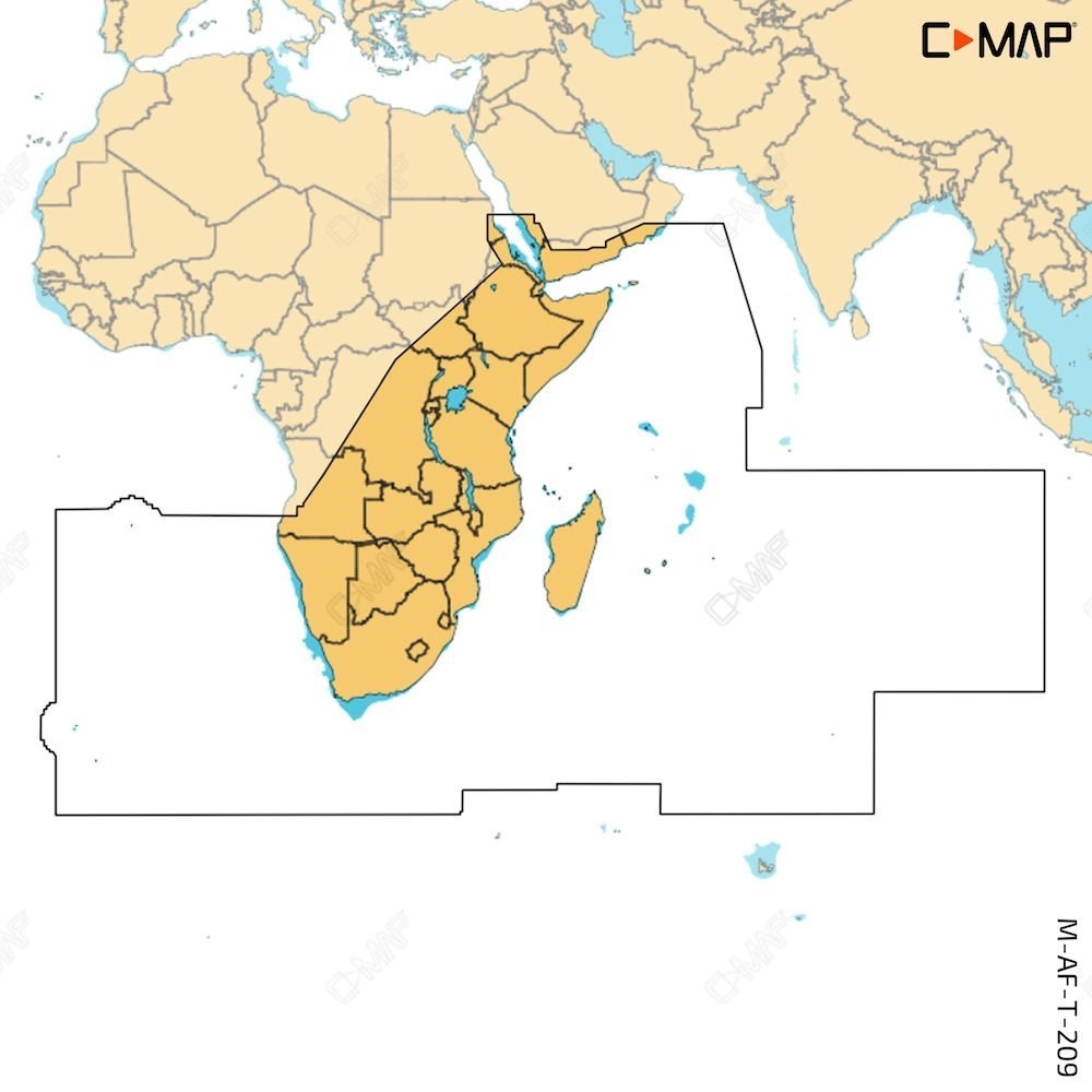 C-Map Discover X Chart Card South and East Africa