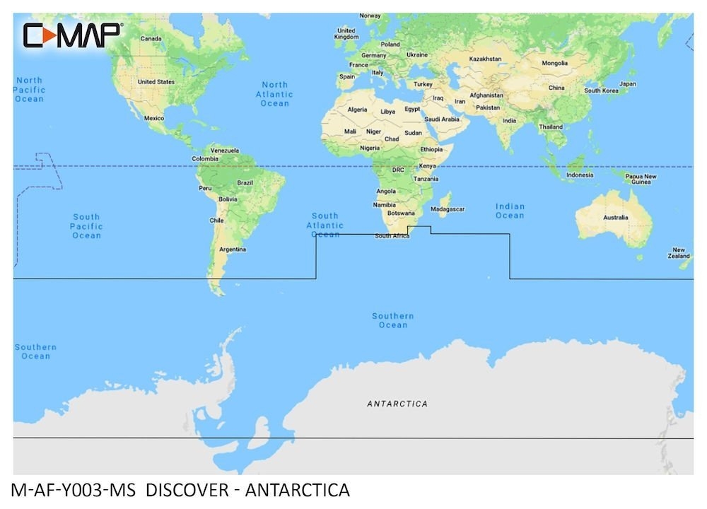 C-Map Discover X Chard Card Antarctica