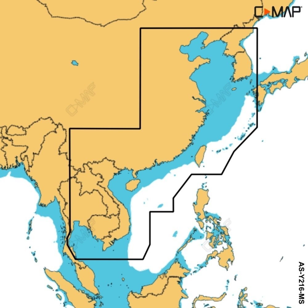 C-Map Discover Chart Card China / Taiwan / Thai Gulf / Vietnam