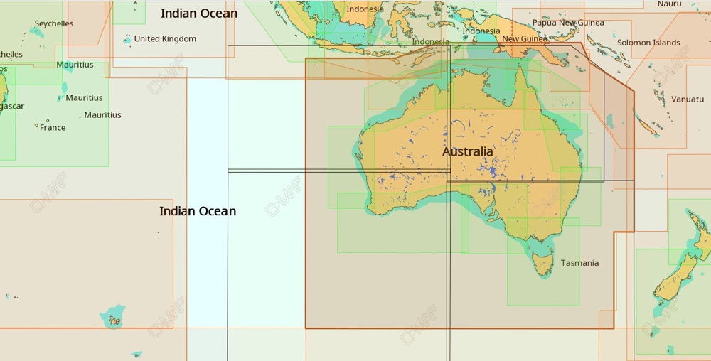 C-MAP Max AU-M005 Chart Australia Australia Megawide
