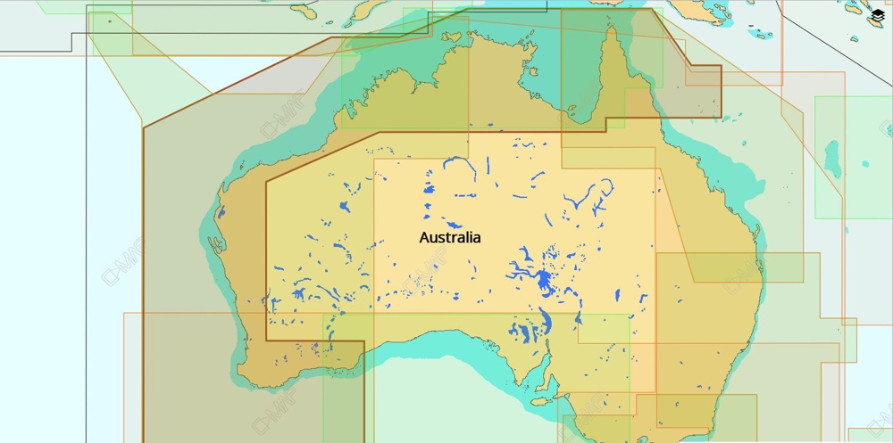 C-MAP MAX-N+ AU-Y012 Chart Cairns to Esperance