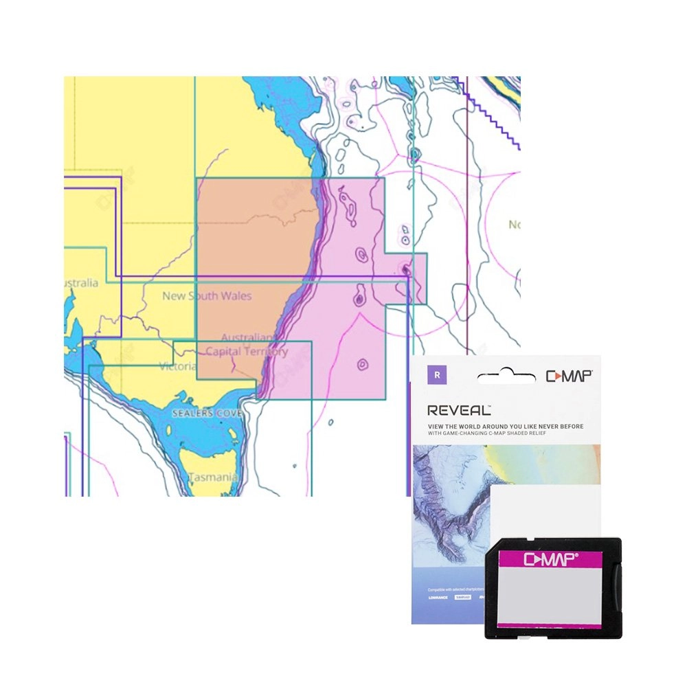 C-MAP Reveal Chart Card Malacoota to Brisbane SD/MSD C-MAP Reveal Chart Card Malacoota to Brisbane SD/MSD
