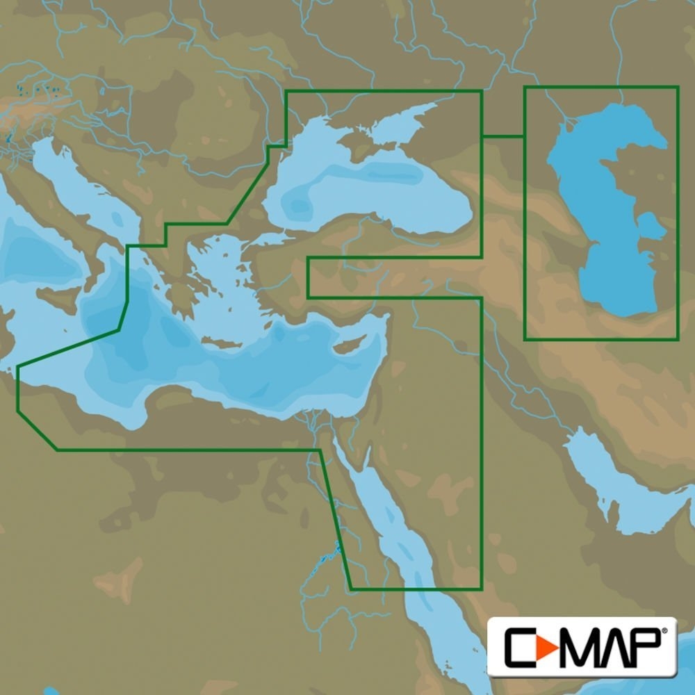 C-Map MAX MegaWide Chart Card East Mediterranean Sea / Black Sea / Caspian Sea