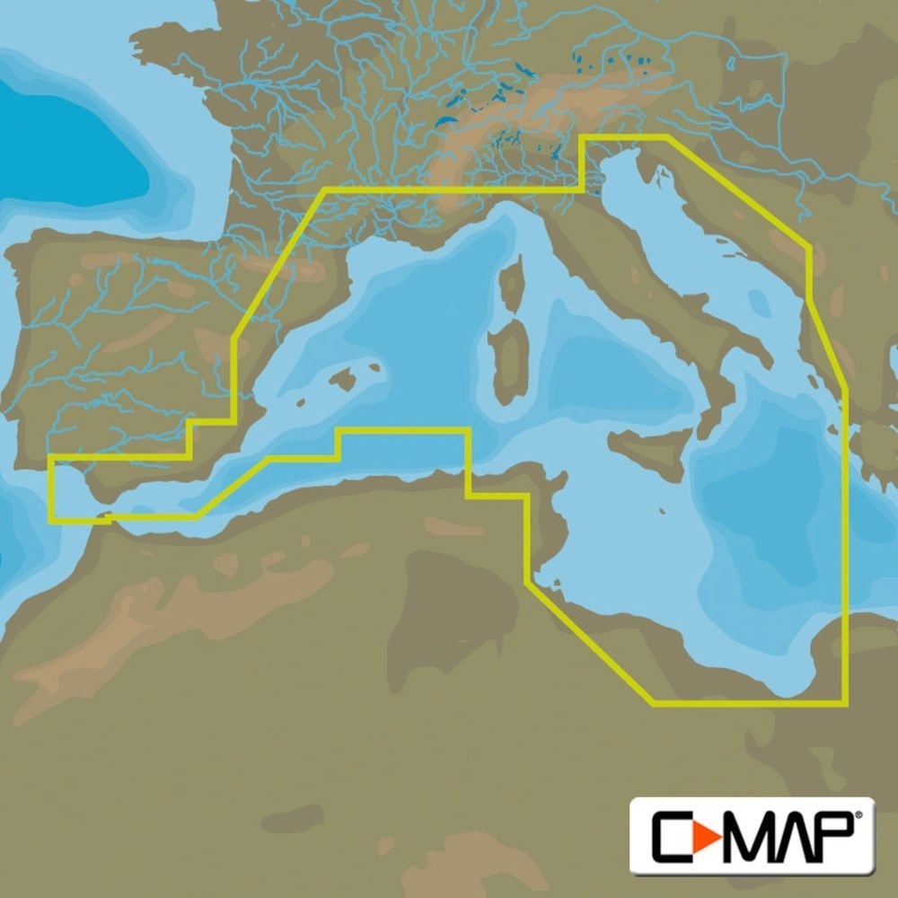 C-Map MAX MegaWide Chart Card South-West European Coasts