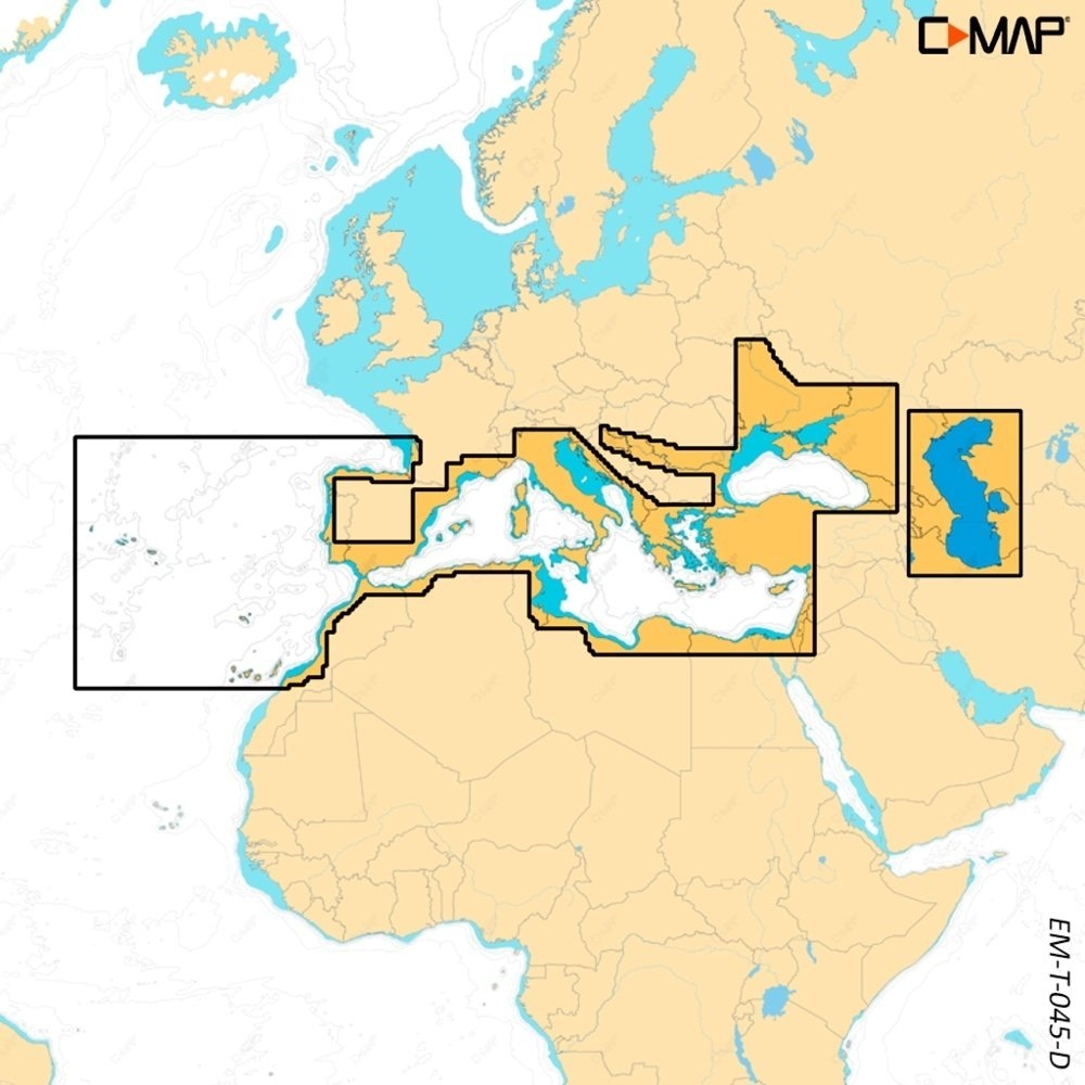 C-Map Discover X Chart Card South Europe
