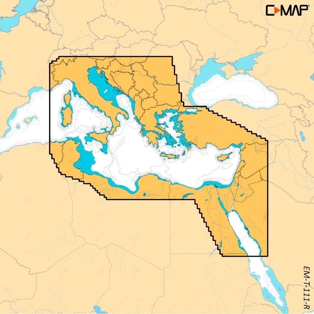 C-Map REVEAL X Chart Card East Mediterranean