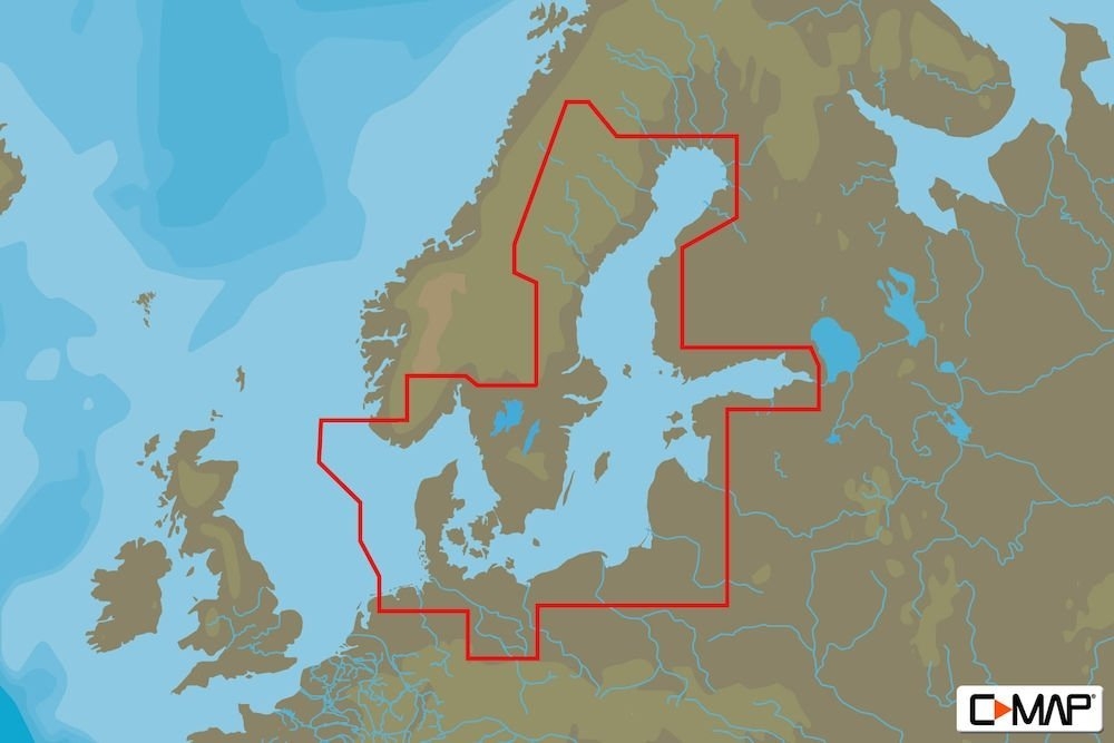 C-Map 4D Chart Card Baltic Sea and Denmark