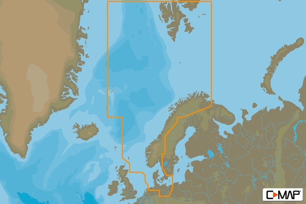 C-Map 4D Chart Card North Sea and Denmark