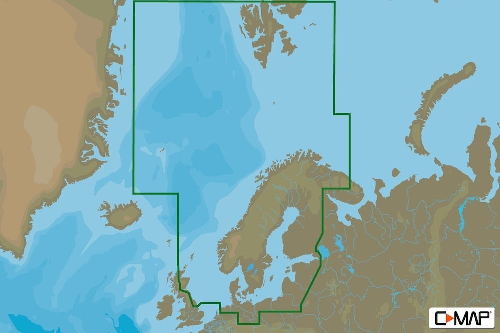 C-Map MAX MegaWide Chart Card North and Baltic Seas