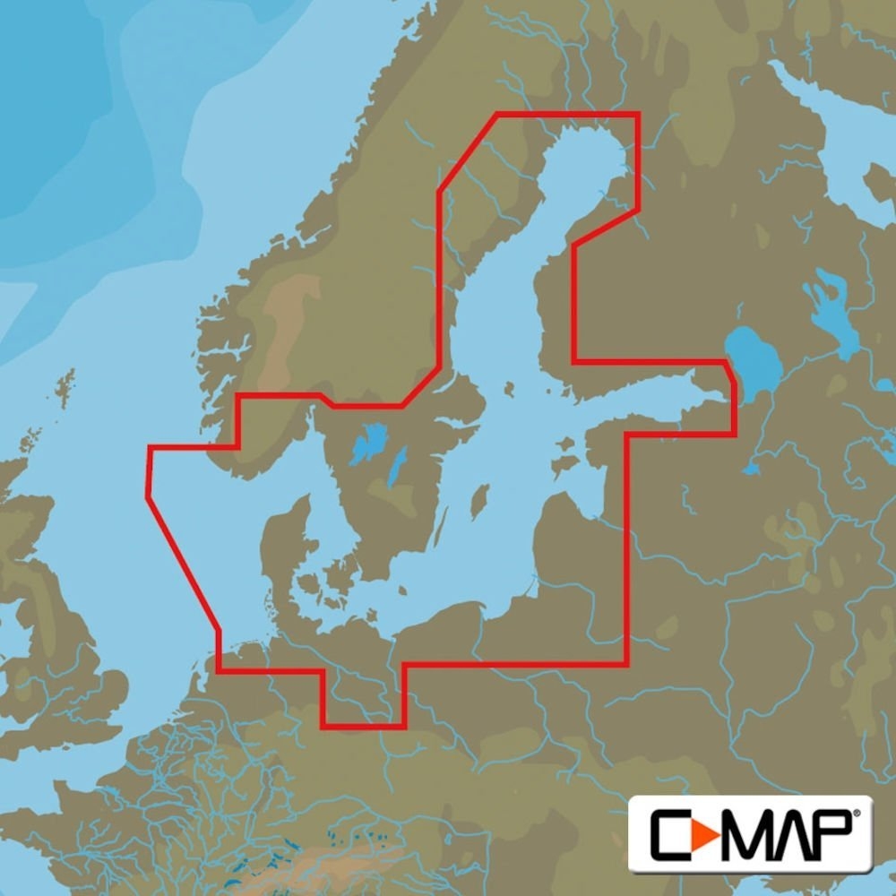 C-Map MAX MegaWide Chart Card Baltic Sea and Denmark