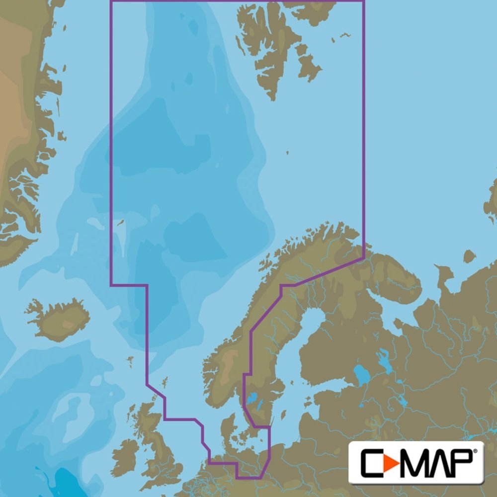 C-Map MAX MegaWide Chart Card North Sea and Denmark