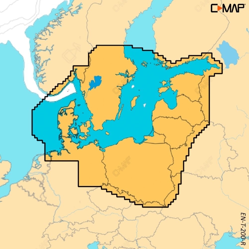 C-Map REVEAL X Chart Card Skagerrak / Kattegat and Baltic Sea