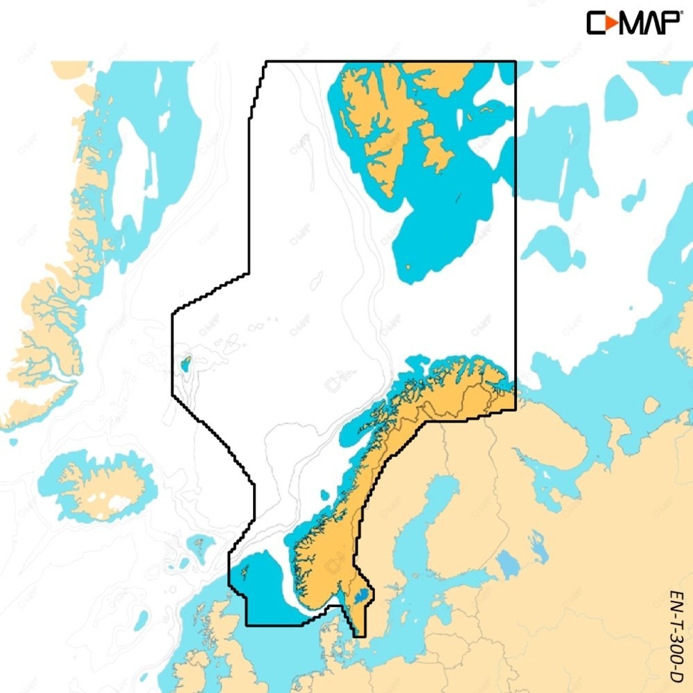 C-Map Discover X Chart Card Norwegian Sea / North Sea and Skagerrak