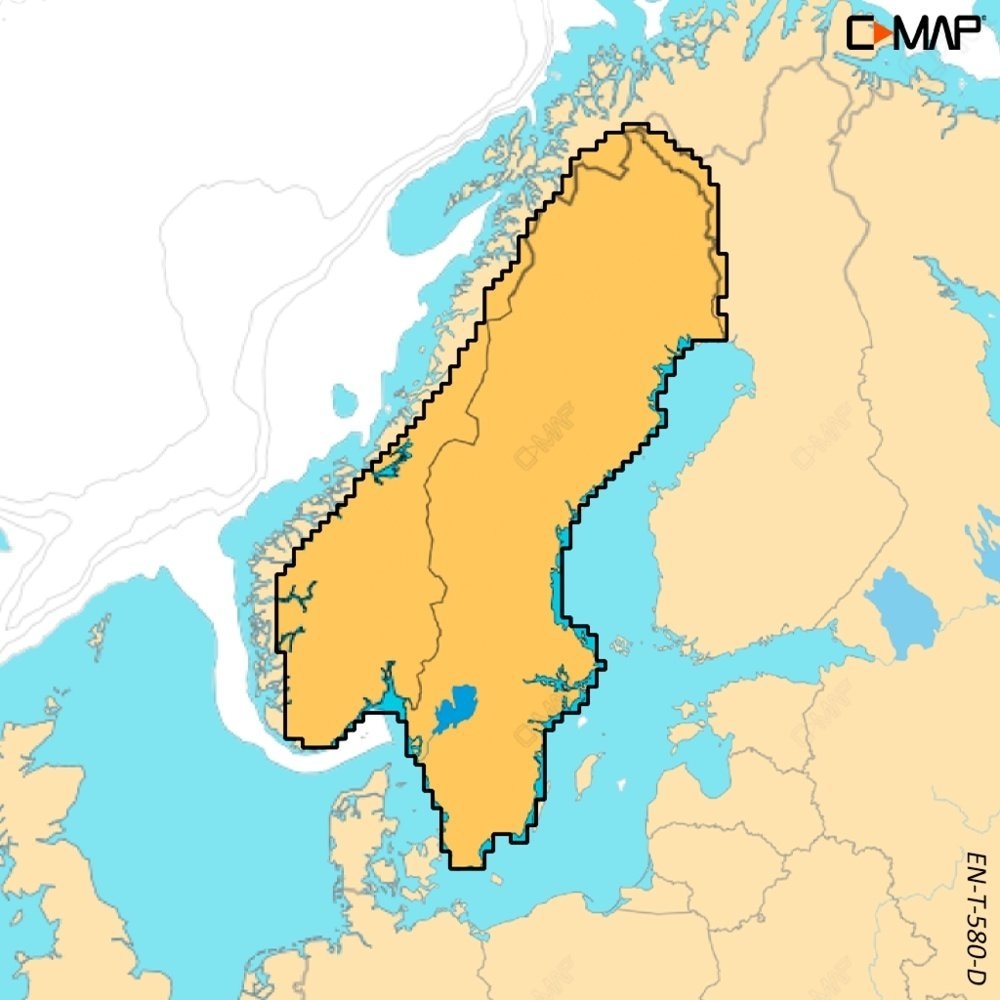 C-Map Discover X Chart Card Norway and Sweden Inland