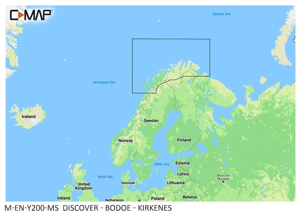 C-Map Discover Chart Card Bodoe / Kirkenes