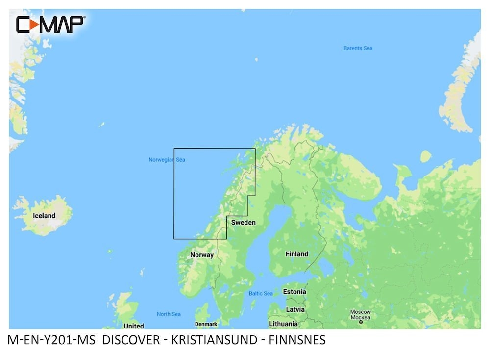 C-Map Discover Chart Card Kristiansund / Finnsnes