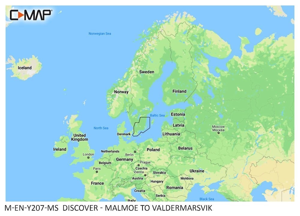 C-Map Discover Chart Card Malmoe / Valdermarsvik