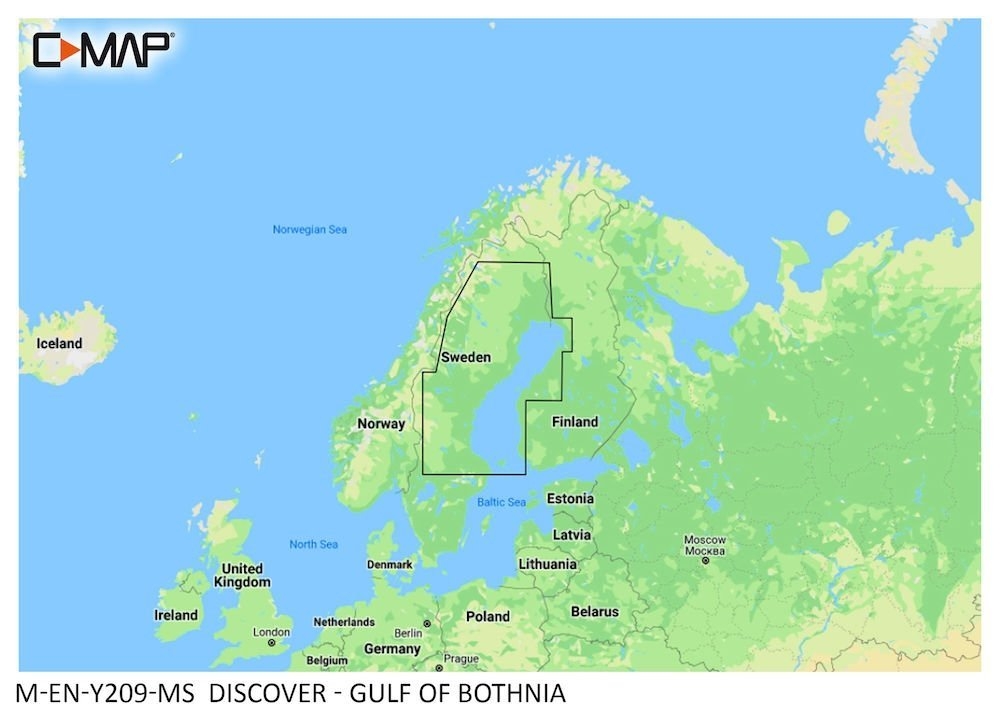C-Map Discover Chart Card Gulf of Bothnia