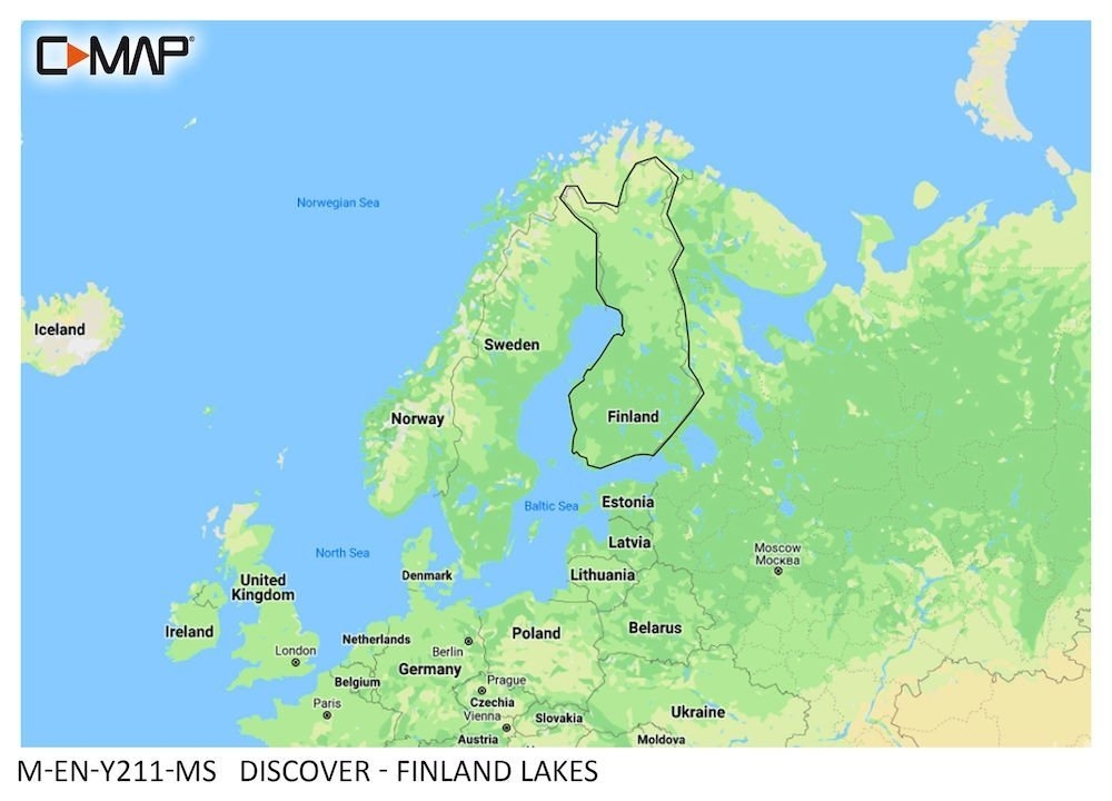 C-Map Discover Chart Card Finland Lakes