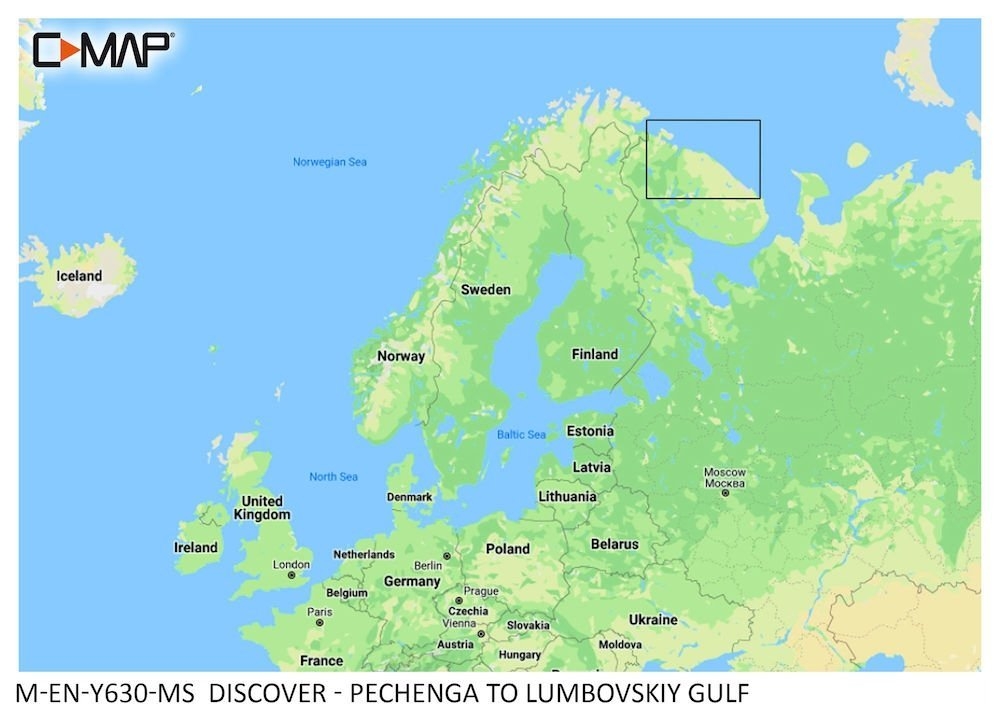 C-Map Discover Chart Card Pechenga / Lumbovskiy Gulf
