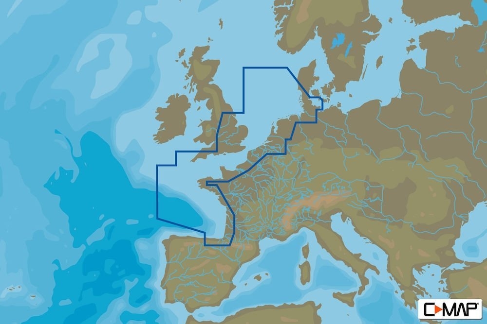 C-Map 4D Chart Card North and West European Coasts