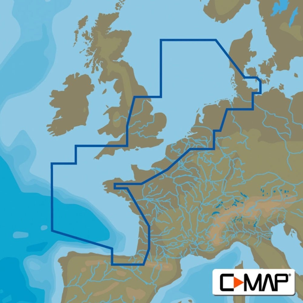 C-Map MAX MegaWide North-West European Coasts