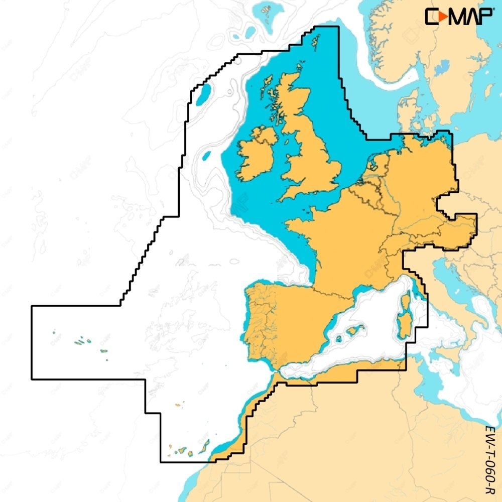 C-Map Discover X Chart Card Central / West and South Europe