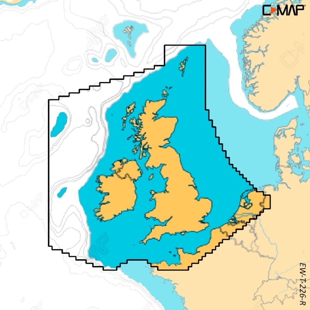 C-Map REVEAL X Chart Card United Kingdom and Ireland