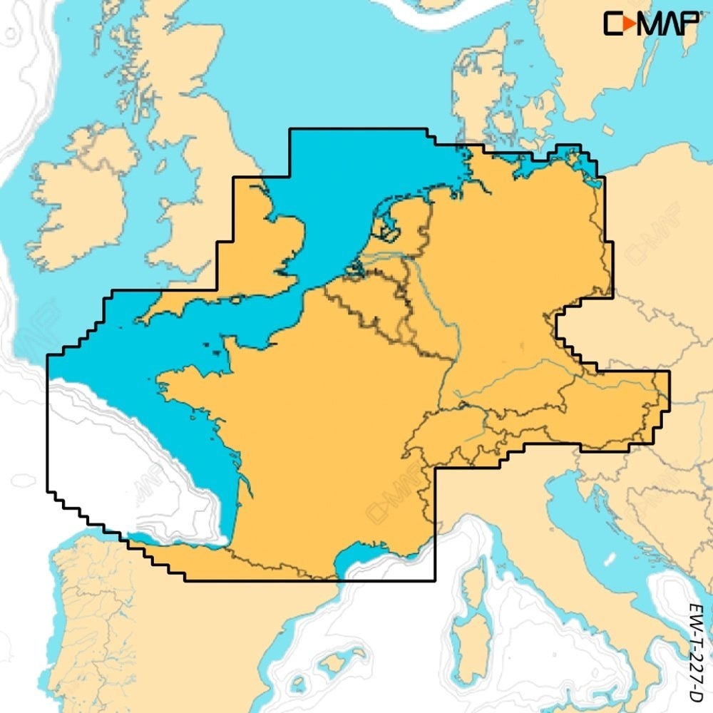 C-Map REVEAL X Chart Card North-West Europe