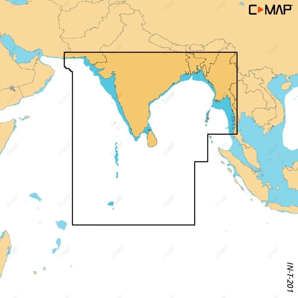 C-Map Discover X Chart Card India / Sri Lanka / Maldives