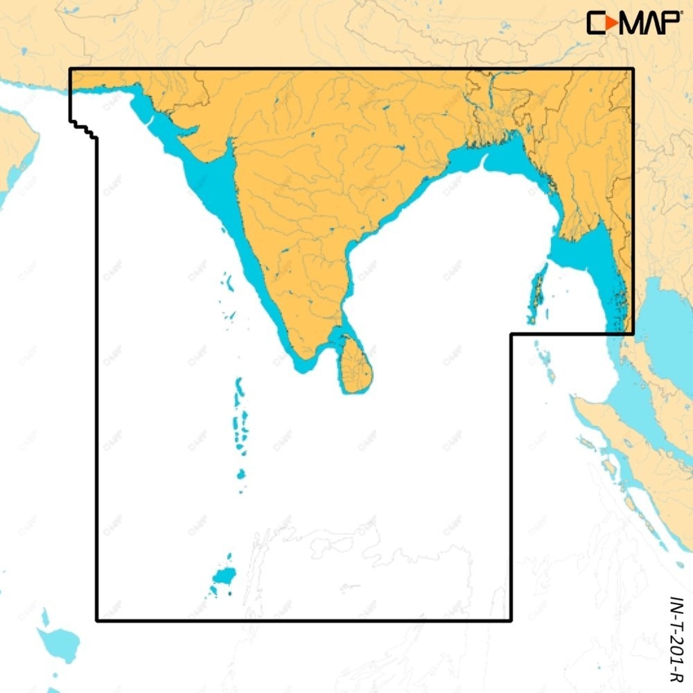 C-Map Discover X Chart Card India / Sri Lanka / Maldives