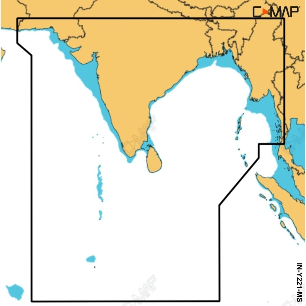 C-Map Discover Chart Card India / Sri Lanka and Maldives