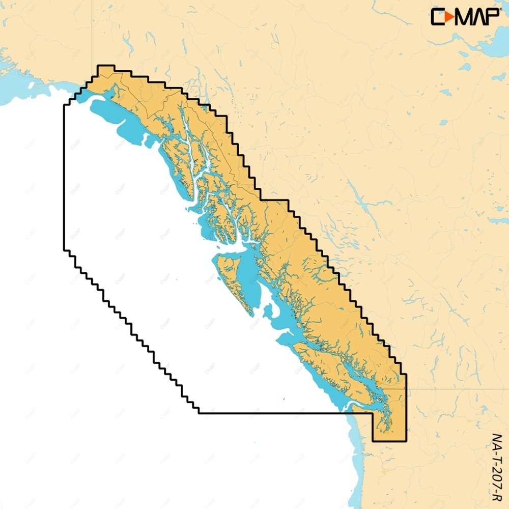 C-Map REVEAL X Chart Card British Columbia and Puget Sound