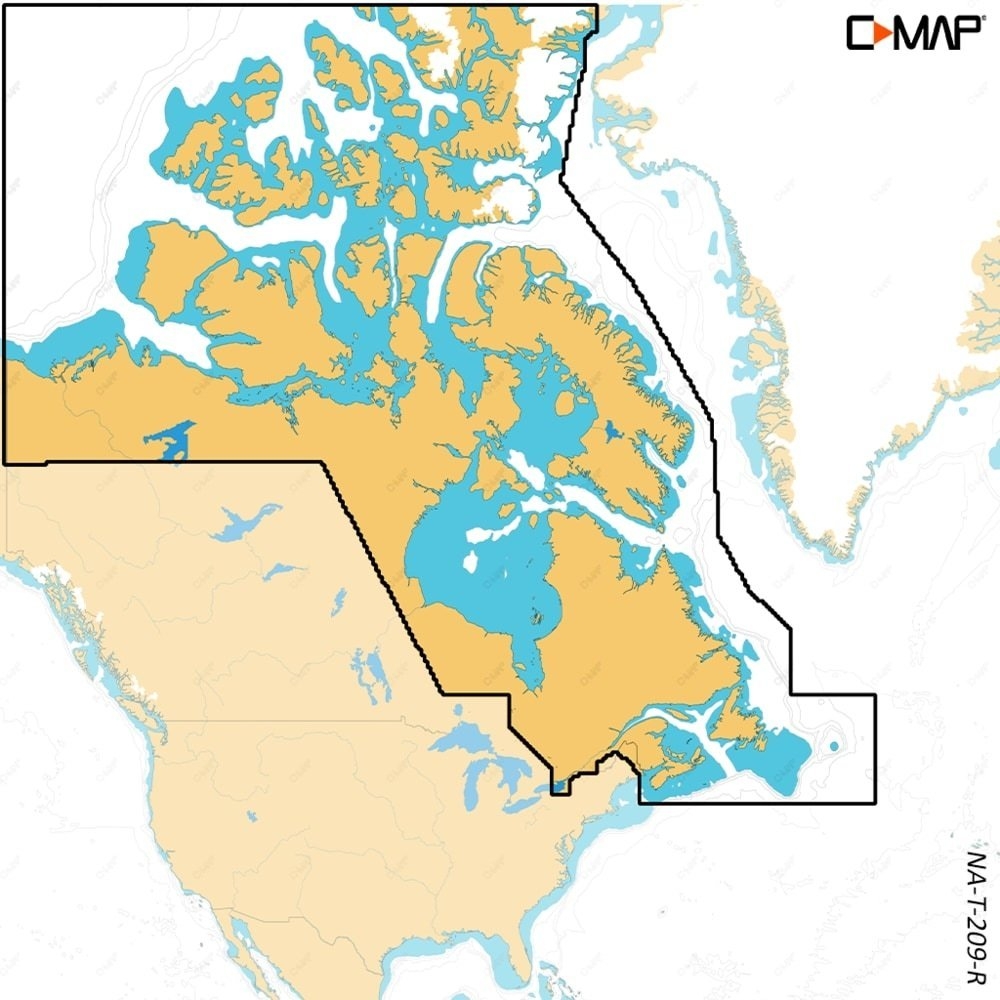 C-Map REVEAL X Chart Card Canada North and East