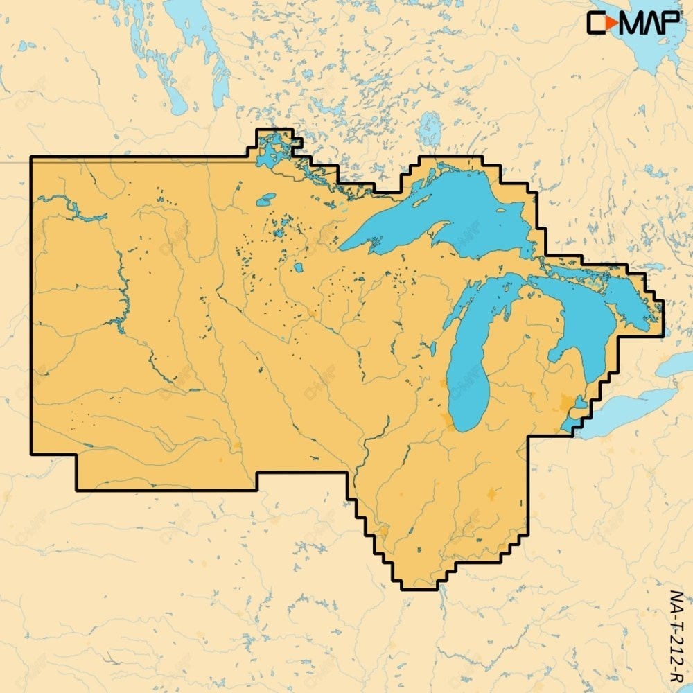 C-Map REVEAL X Chart Card US Lakes - North Central