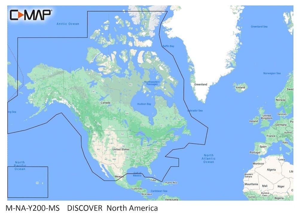 C-Map Discover Chart Card North America