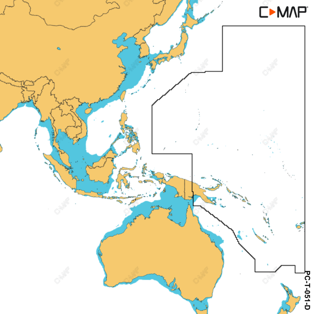 C-MAP Discover X Chart Card Pacific Territories SD/MSD