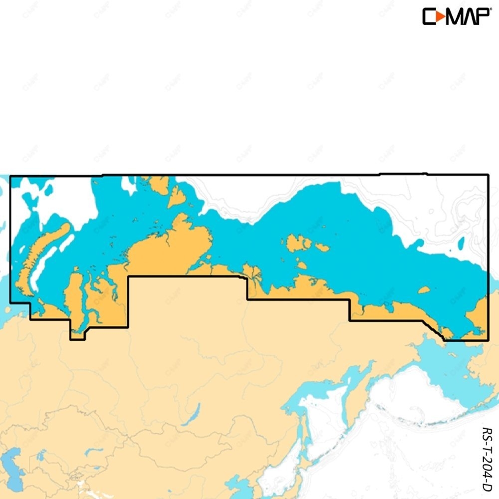 C-Map Discover X Chart Card Russian Federation North East