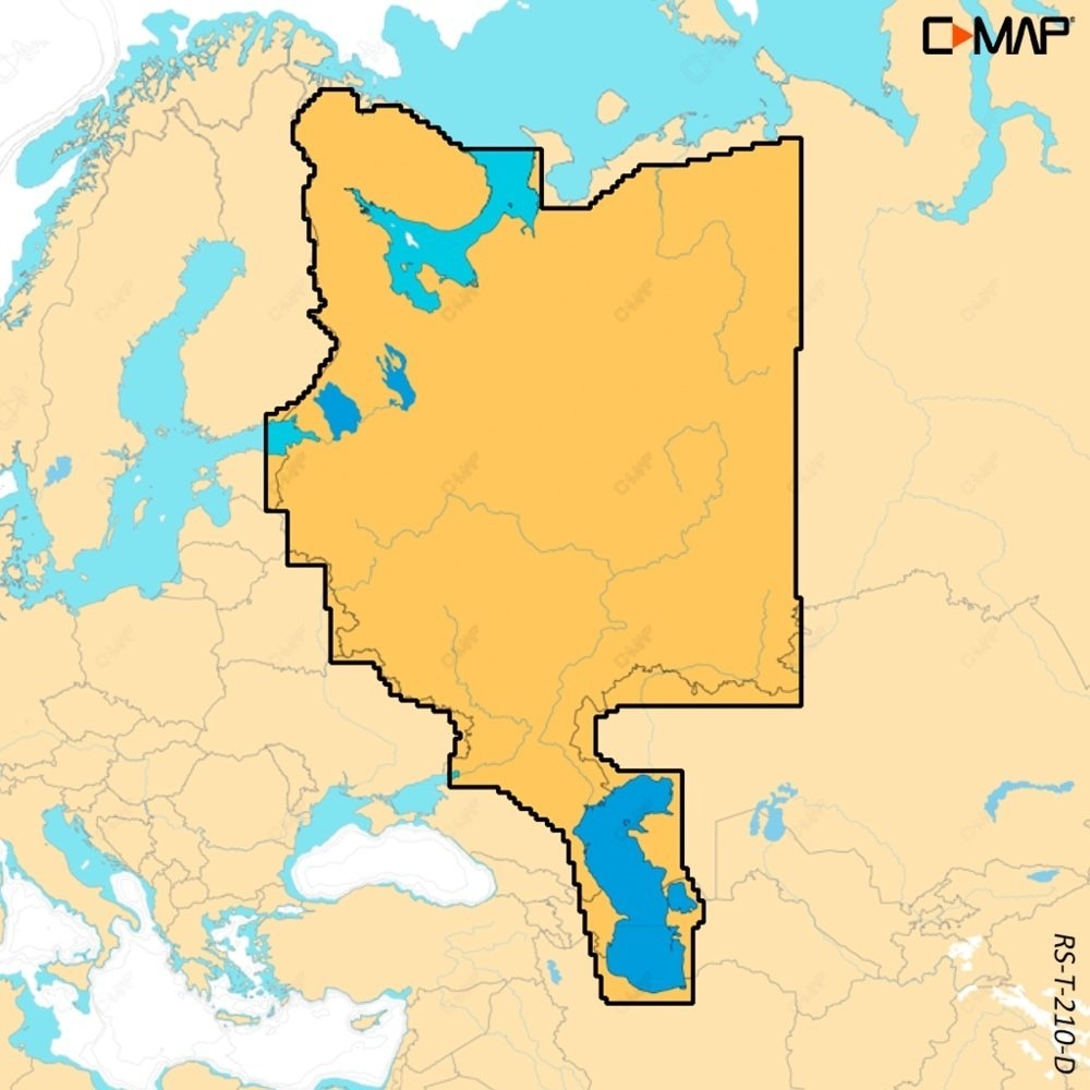 C-Map Discover X Chart Card West Russia Inland